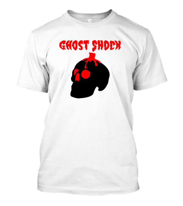 Ghost Shock Red Skull Splatter T-Shirt