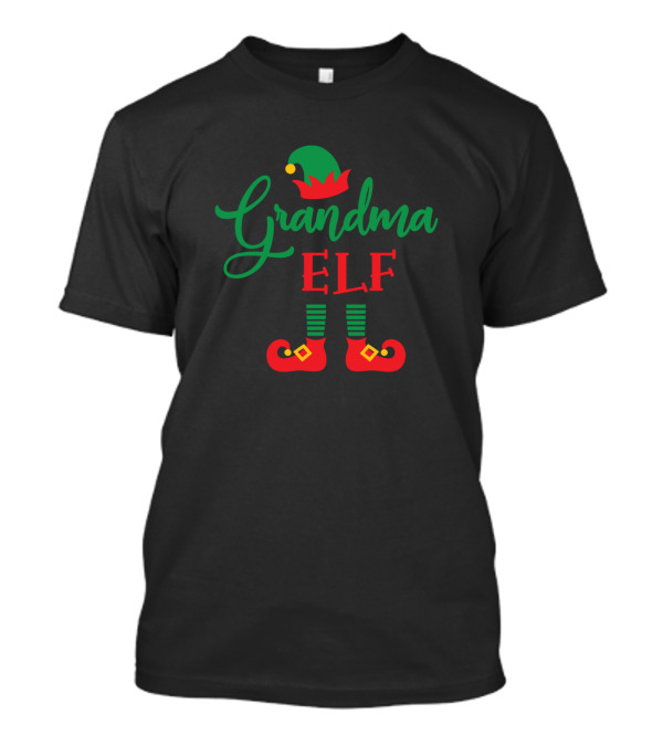 Grandma Elf Christmas Family Matching Group Holiday T-Shirt