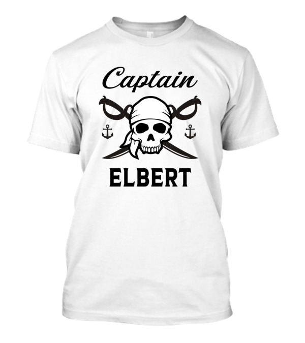 Captain Elbert Skull Bandana Anchors T-Shirt