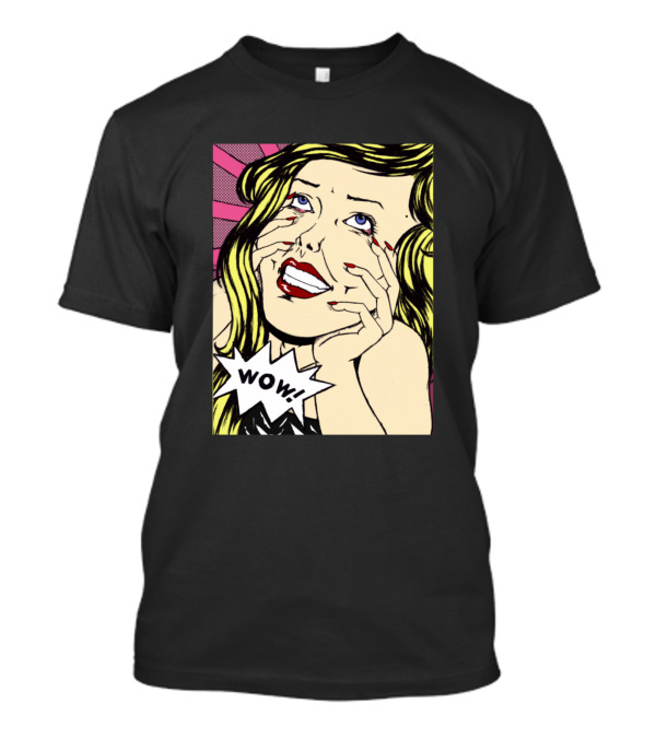 Wow Overwhelmed Comic Style Expression T-Shirt