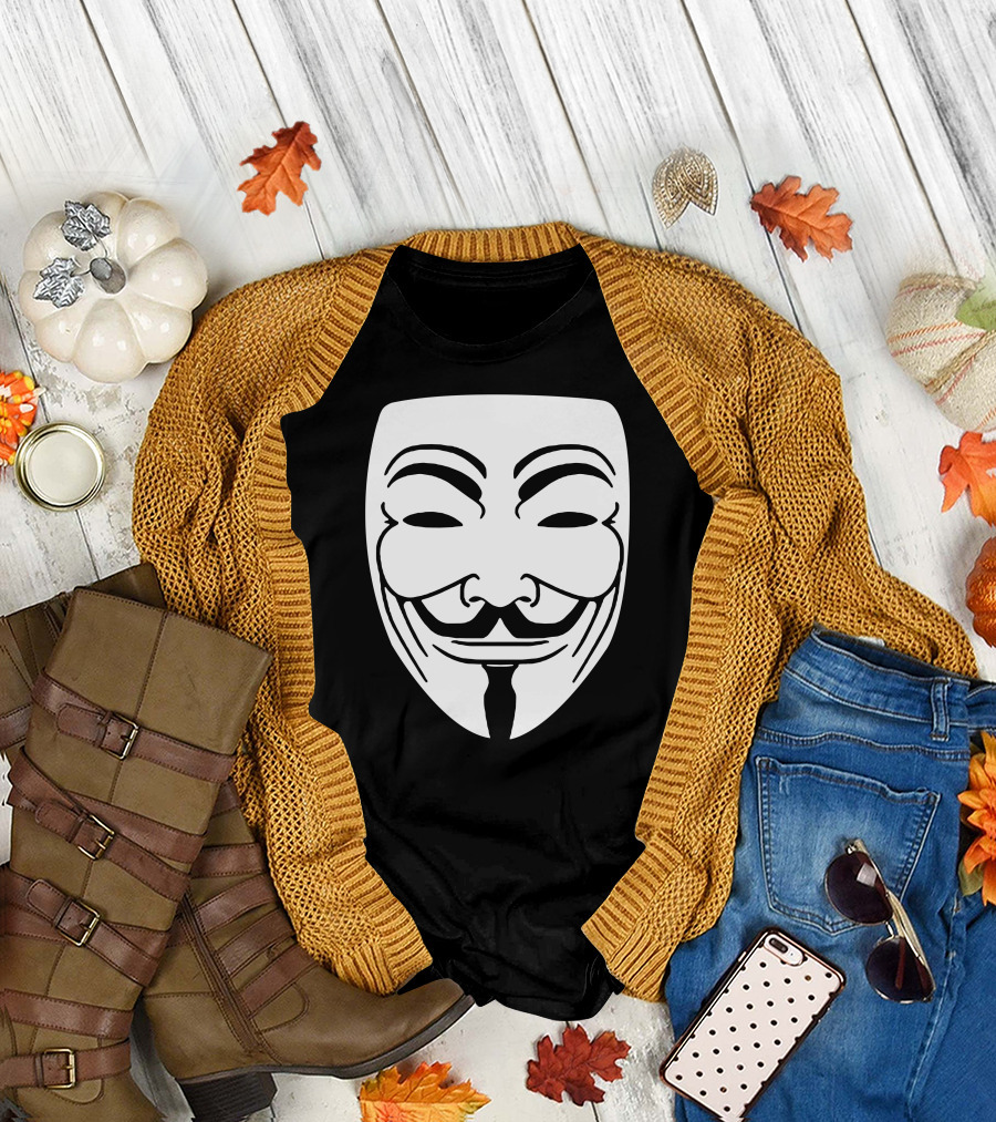 Guy Fawkes Anonymous Mask Revolutionary T-Shirt
