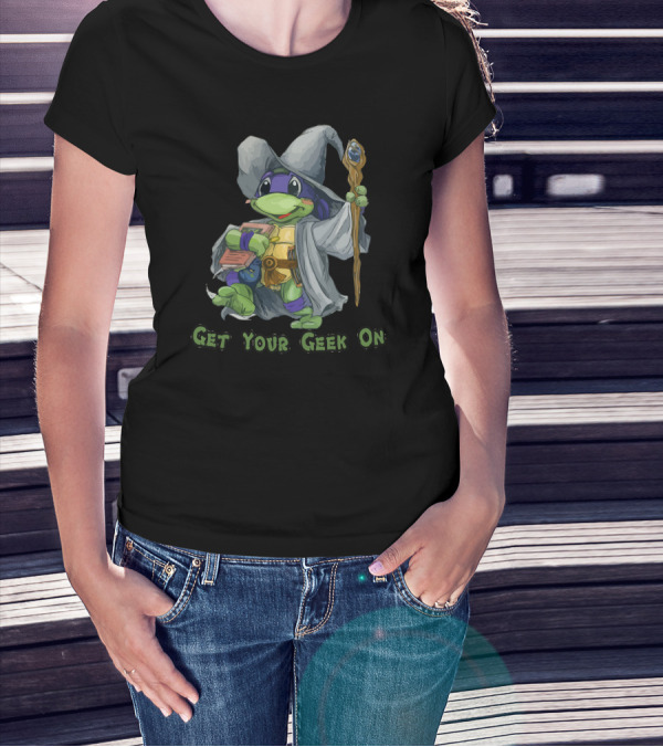 Get Your Geek On Ninja Turtle Wizard Crossover T-Shirt