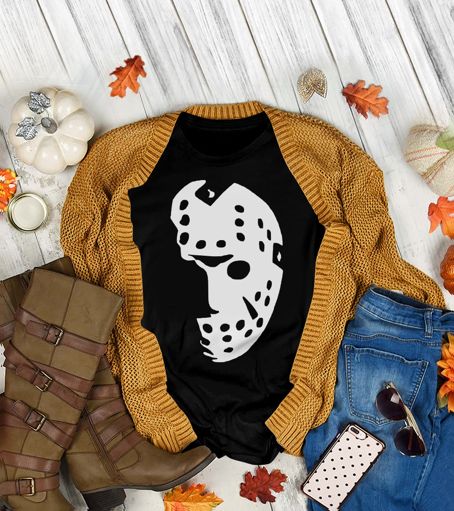 Halloween Hockey Mask Iconic Scary T-Shirt