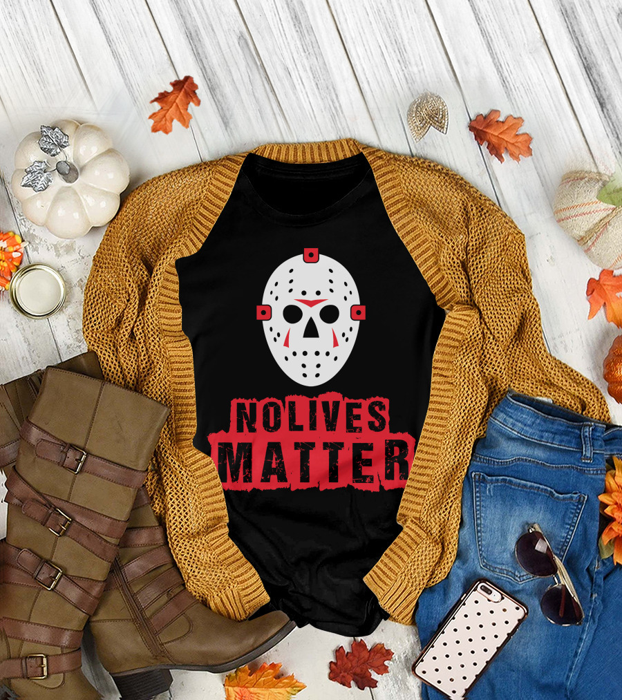 No Lives Matter Horror Mask T-Shirt