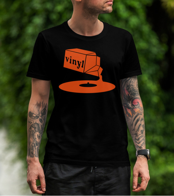 Vinyl Record Pouring Box Music Fusion T-Shirt
