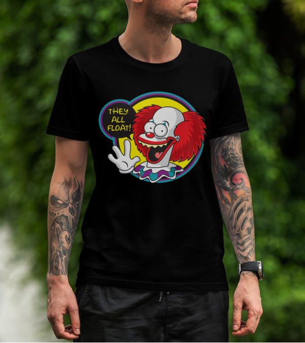 They All Float Krusty The Killer Clown T-Shirt