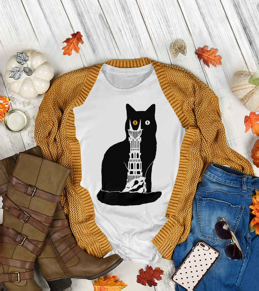 Barad Purr Eye of Sauron Cat T-Shirt