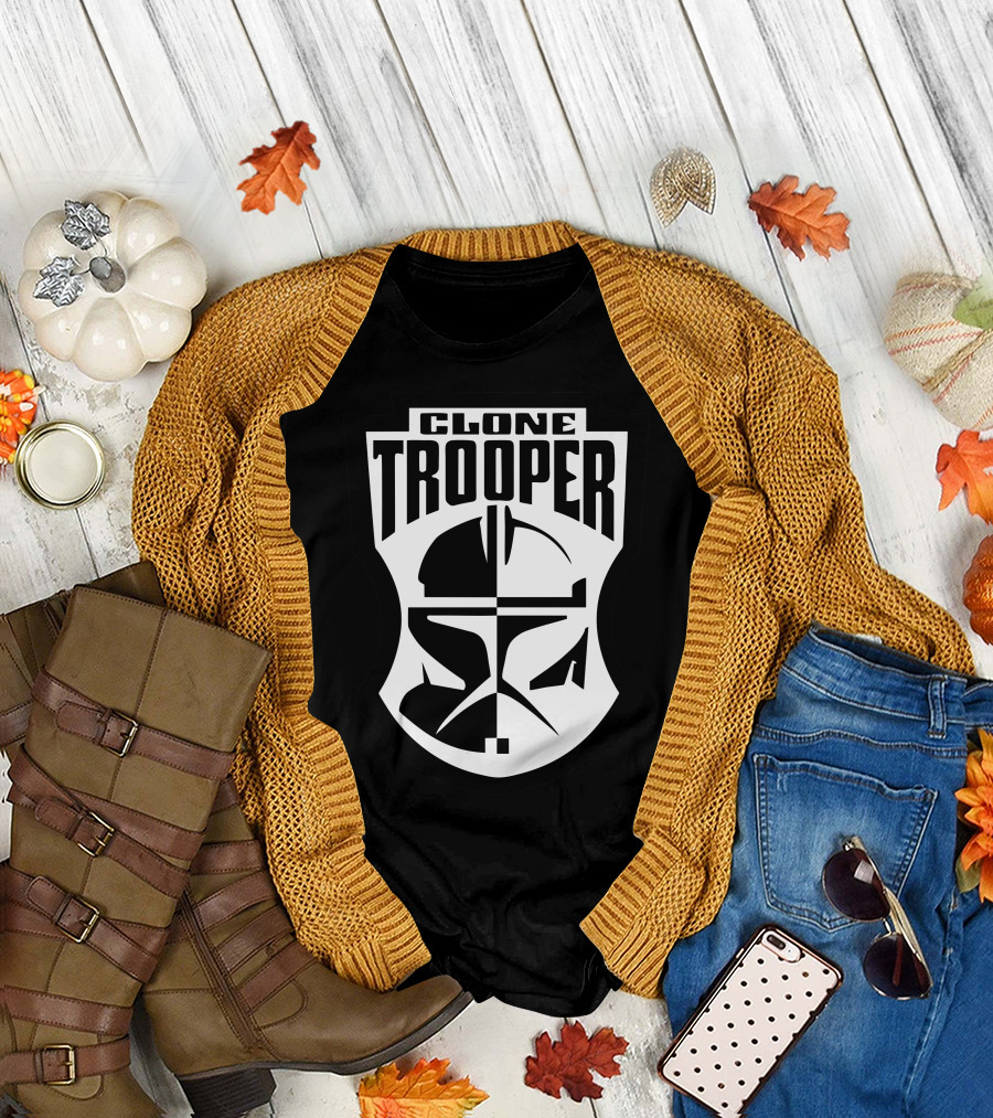 Clone Trooper Helmet Badge T-Shirt
