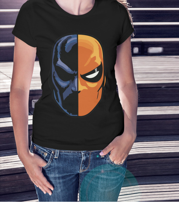 Deathstroke Half Mask Dual Tone T-Shirt
