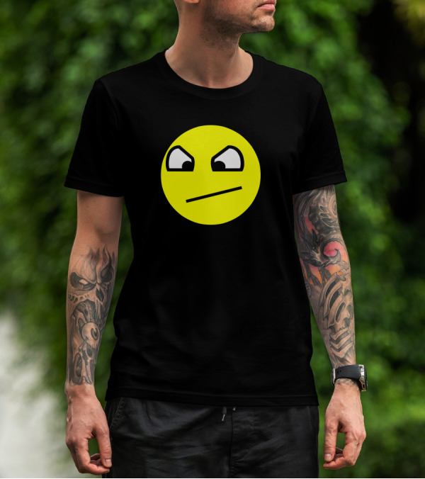 Do Not Want Angry Awesome Face Emoji T-Shirt