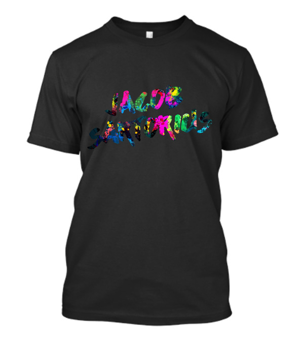 Jacob Sartorius Vibrant Lettering Multicolor T-Shirt