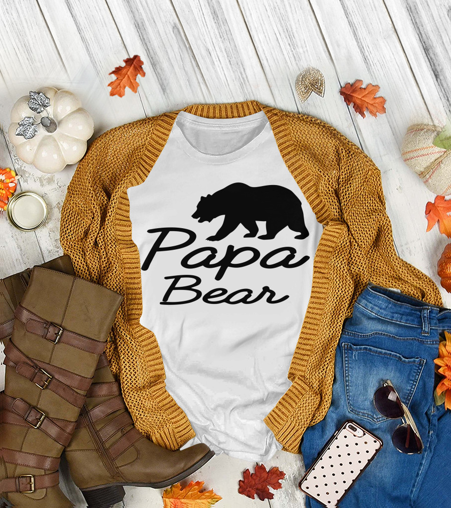 Papa Bear with Bear T-Shirt