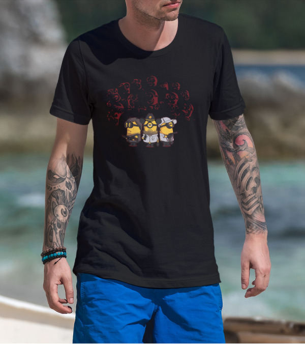 The Walking Minidead Minions Zombie Apocalypse Crossover T-Shirt