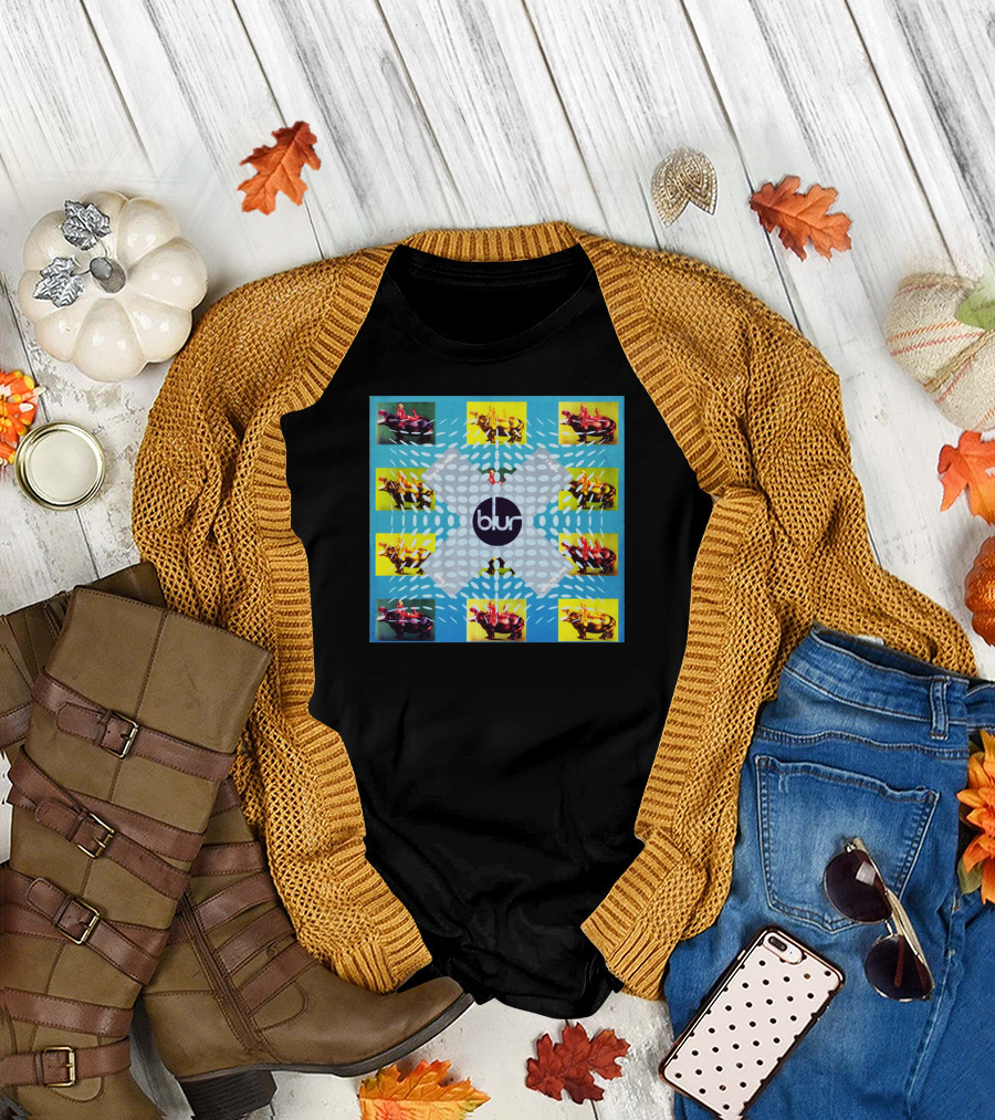 Blur She Elastica Collage T-Shirt