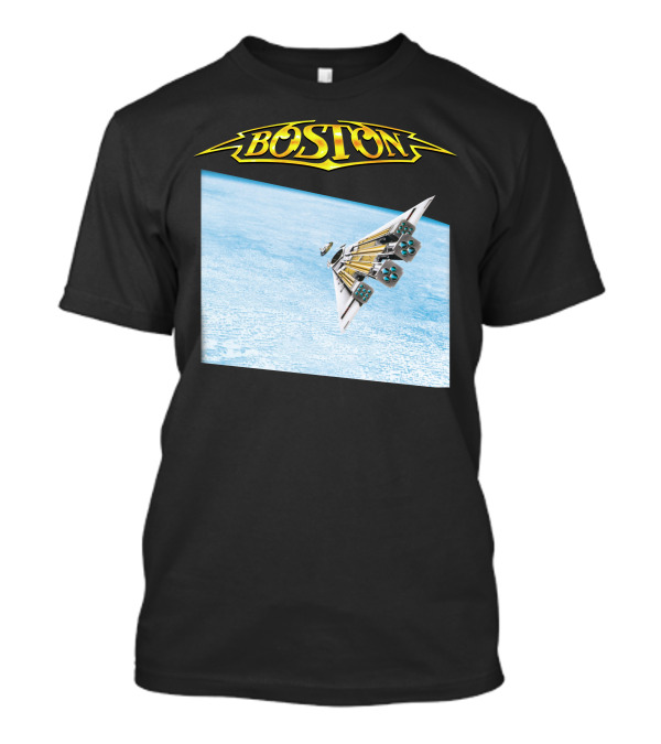 Boston Third Stage Album Cover Spaceship T-Shirt