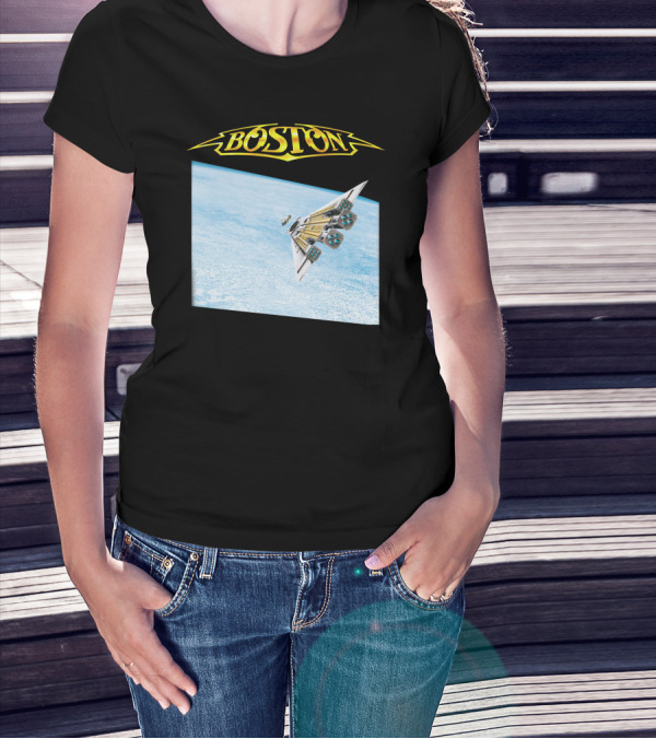 Boston Third Stage Album Cover Spaceship T-Shirt