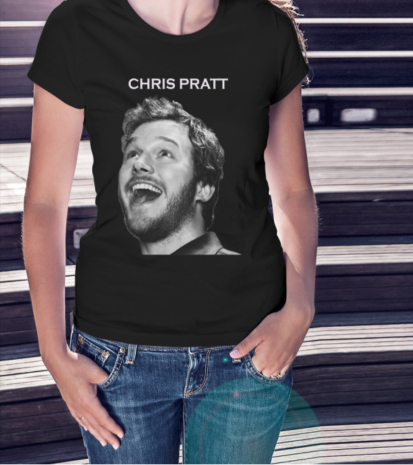CHRIS PRATT Happy Expression T-Shirt