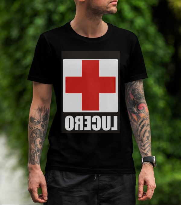 Lucero Cross Schmitt Stix Red Cross Iconic T-Shirt