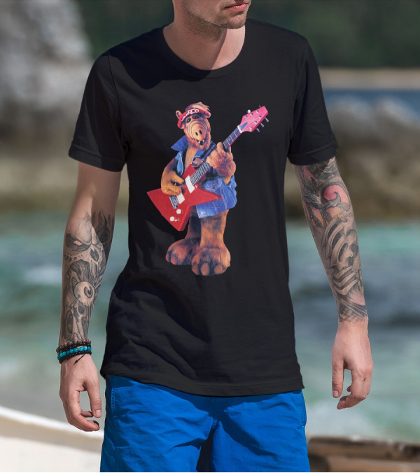 Alf Yeah Rockin' With Guitar And Bandana T-Shirt