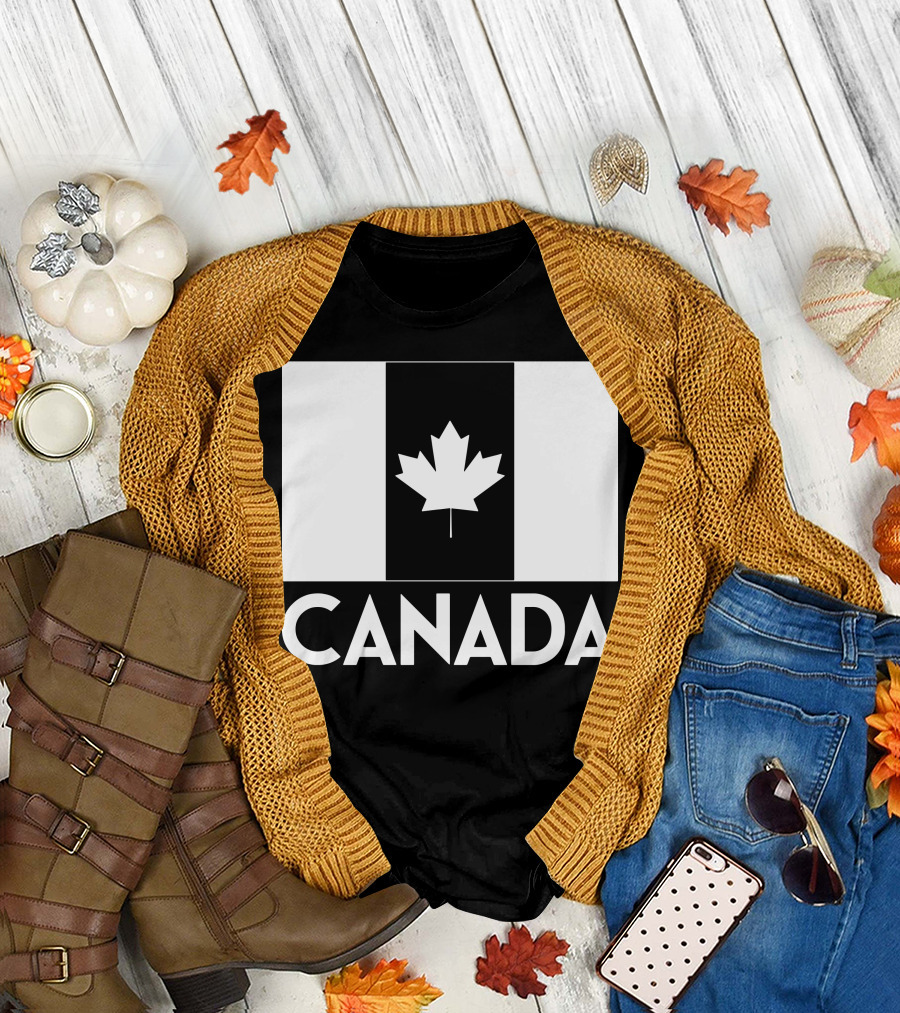 Canada Flag Maple Leaf Emblem T-Shirt