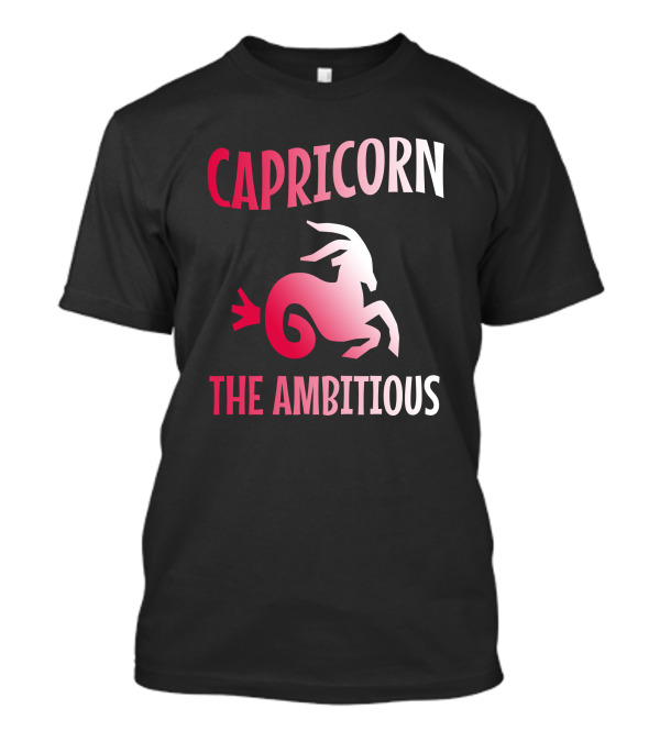 Capricorn The Ambitious Zodiac Goat T-Shirt