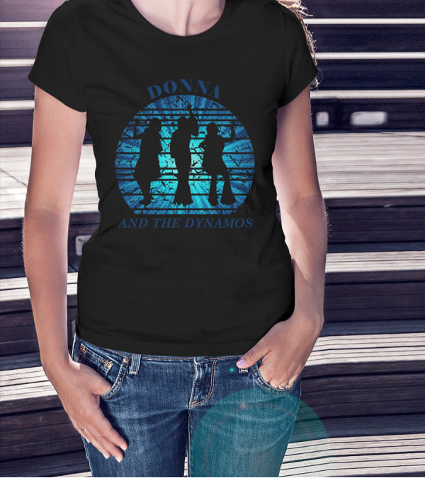 Donna And The Dynamos Retro Disco Silhouette Explosion T-Shirt