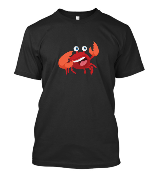 Funny Crab With Cartoon Expression T-Shirt