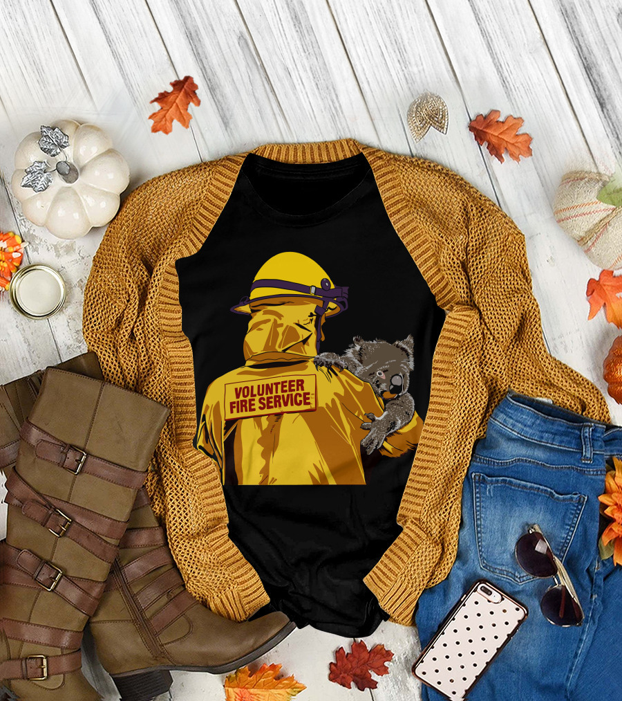 Volunteer Fire Service Help Koalas T-Shirt