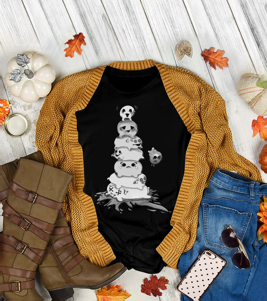 Little Things Next Ghostly Melting Marshmallow Stack T-Shirt