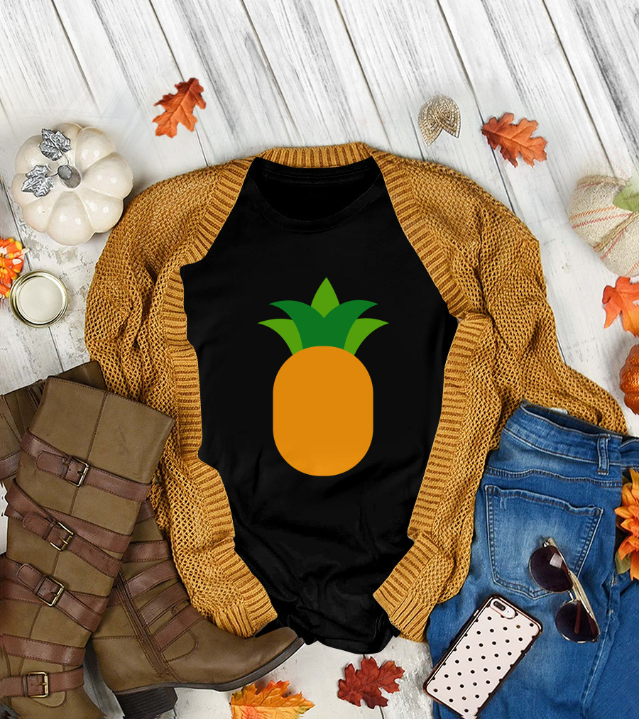 Pinnaple Simple Pineapple T-Shirt