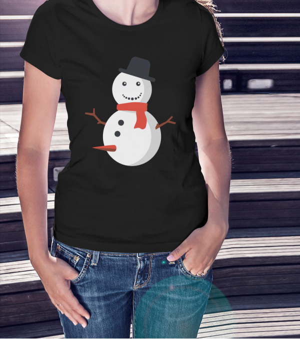 Snowman Goes Crazy With Playful Festive Humor T-Shirt