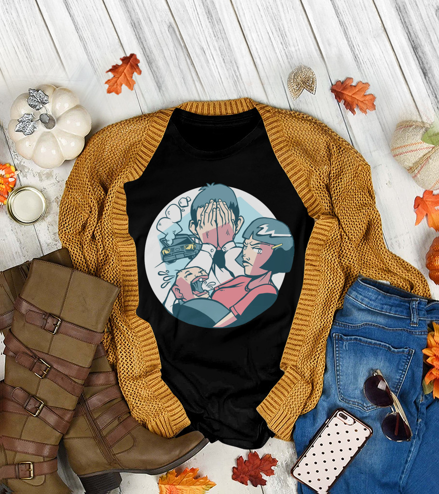 Bad Family Retro Anime Car Chaos Drama T-Shirt