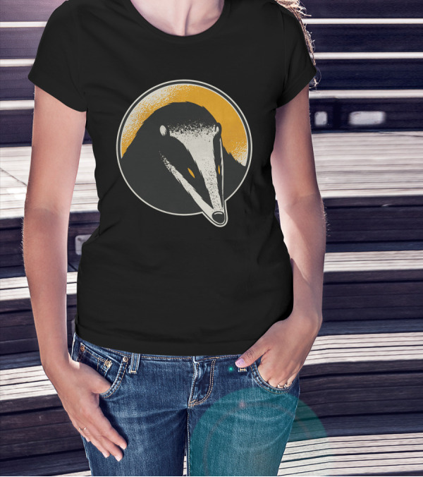 Badger Animal Circular T-Shirt
