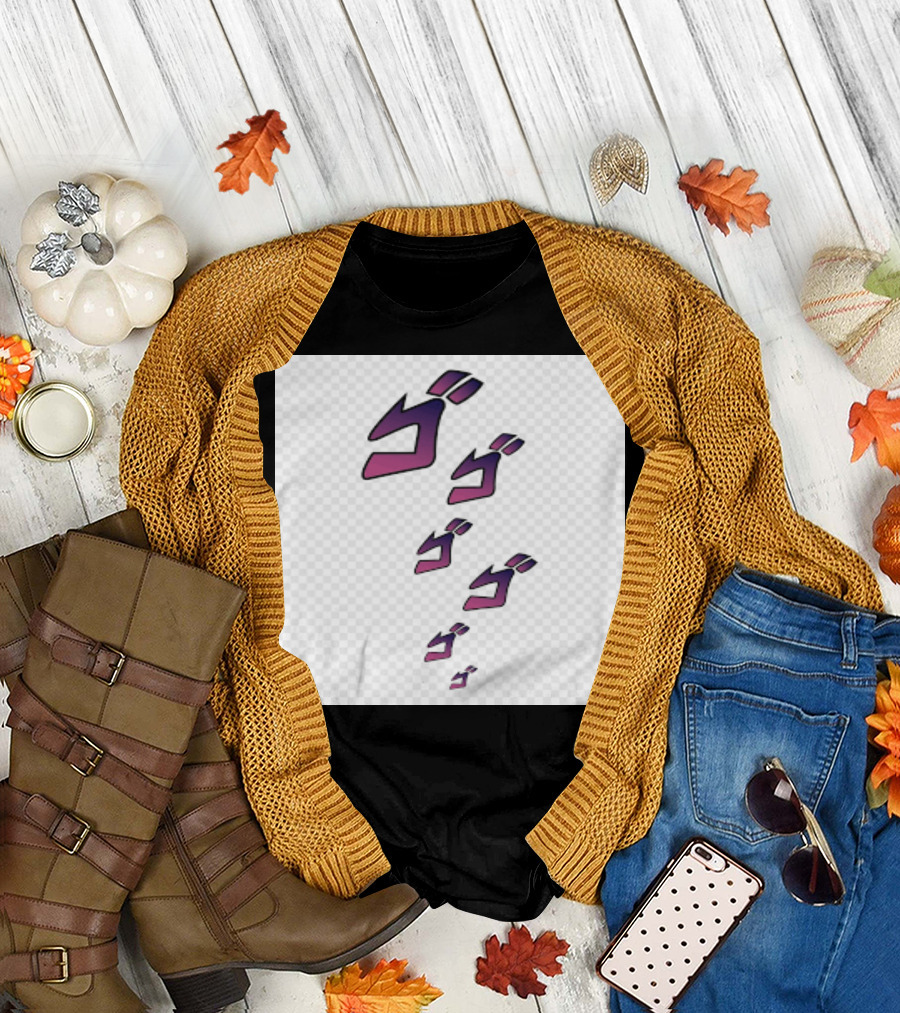 Is That A Jojo Reference Iconic Manga Onomatopoeia Symbols T-Shirt