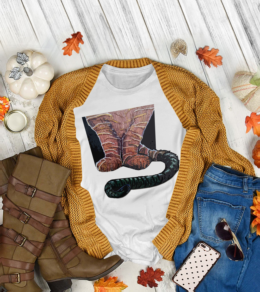 Cat Paw Tiger Legs Alien Tail T-Shirt