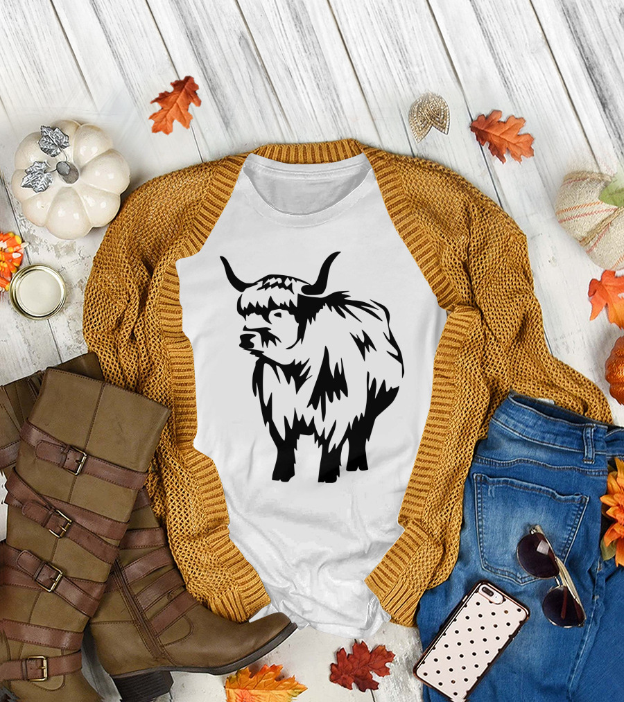 Coo Highland Cow T-Shirt