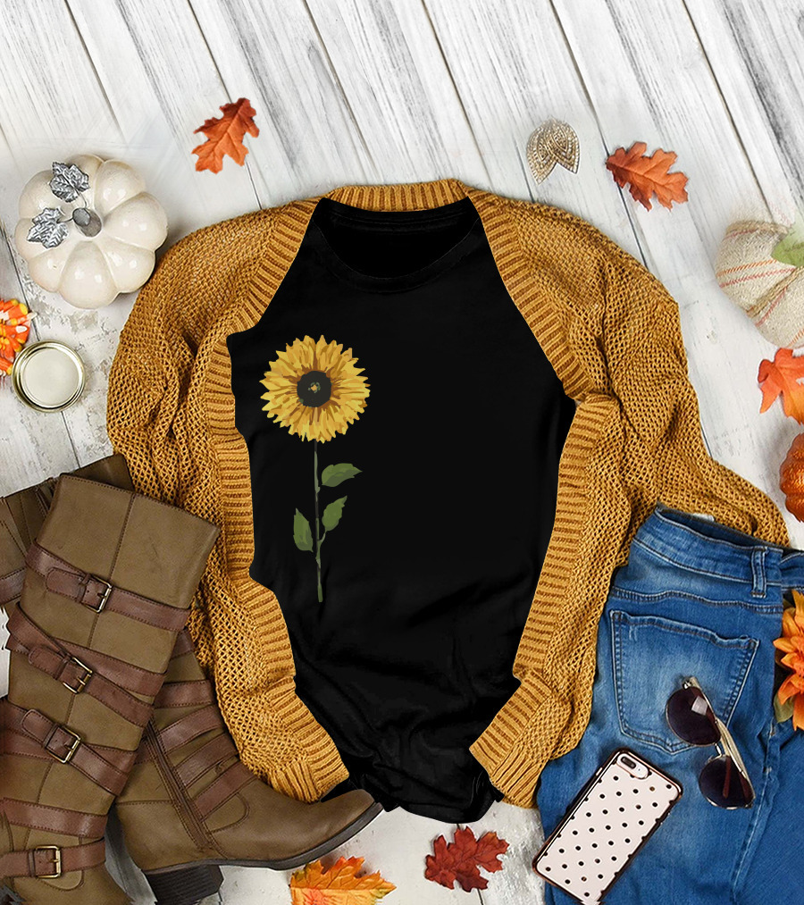 I Will Choose To Find Joy In The Journey That God Has Set Before Me Sunflower T-Shirt