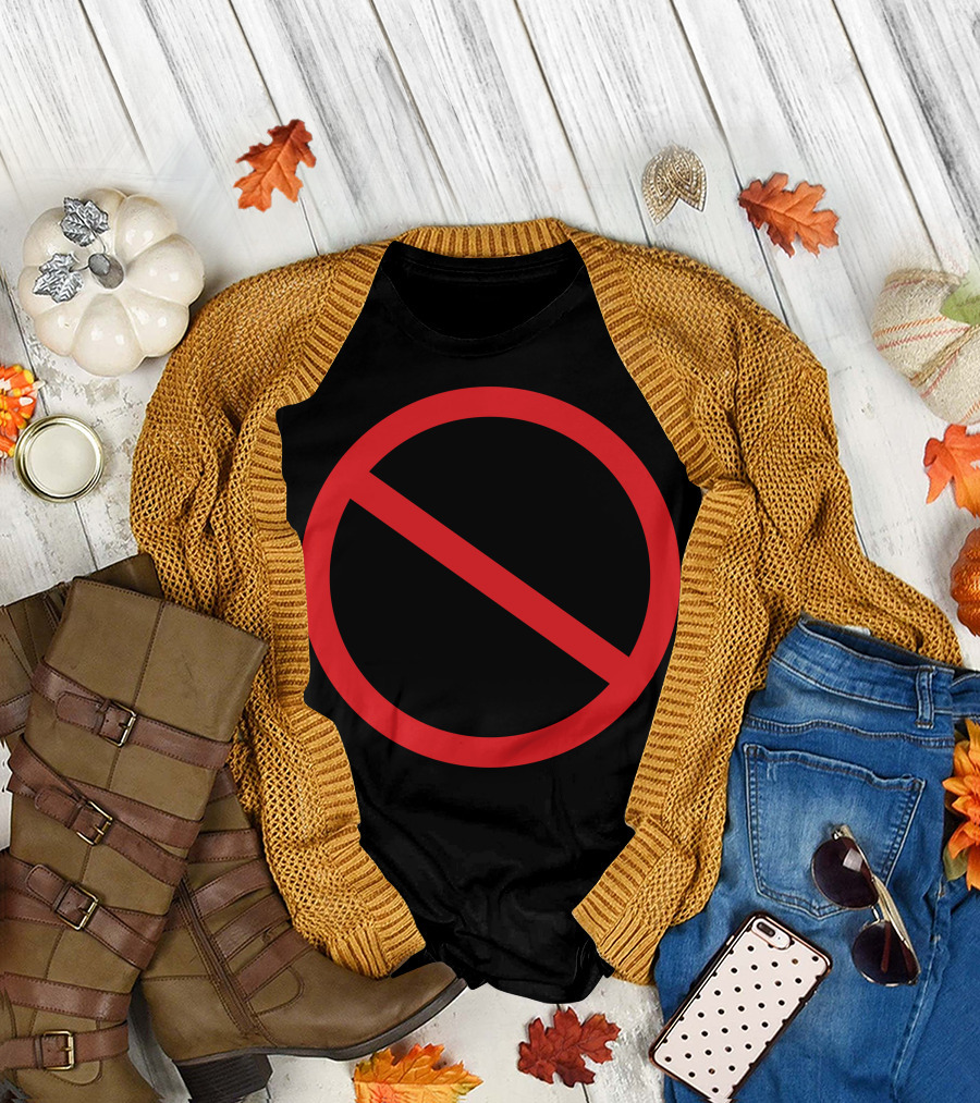 Not Che Guevara Symbol With Red Prohibition Circle Over Iconic Image T-Shirt