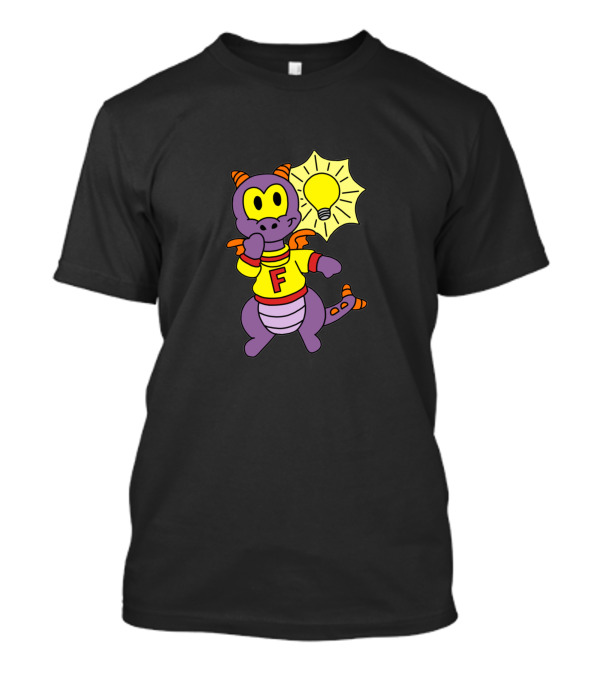 One Spark Is All It Takes Figment With Light Bulb T-Shirt