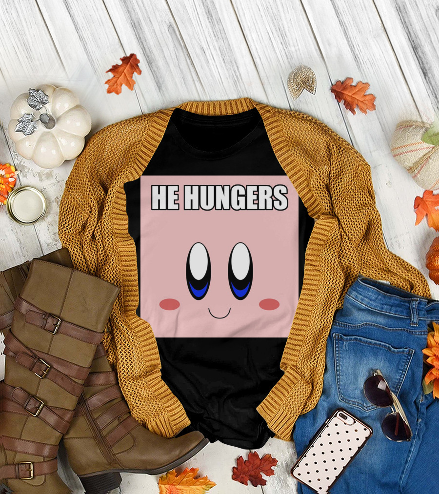HE HUNGERS Waddle Monster Scream T-Shirt