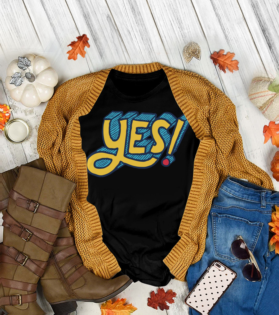 YES Bold Comic T-Shirt