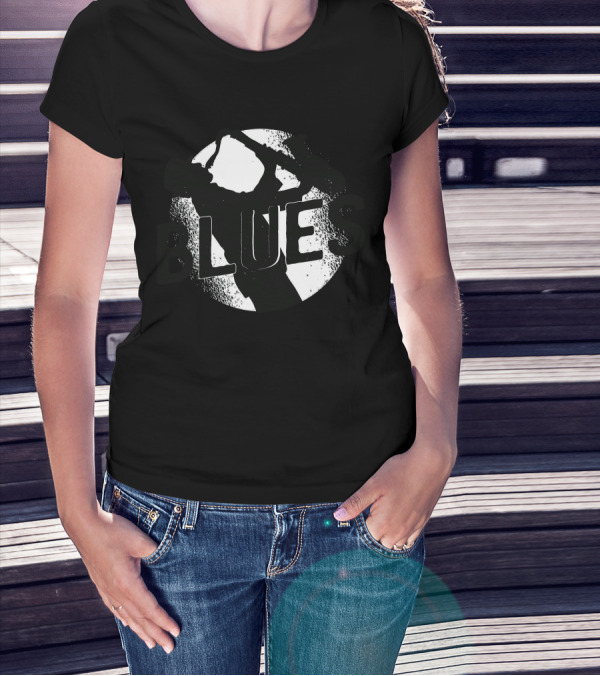Blues Music Saxophone Silhouette Iconic T-Shirt