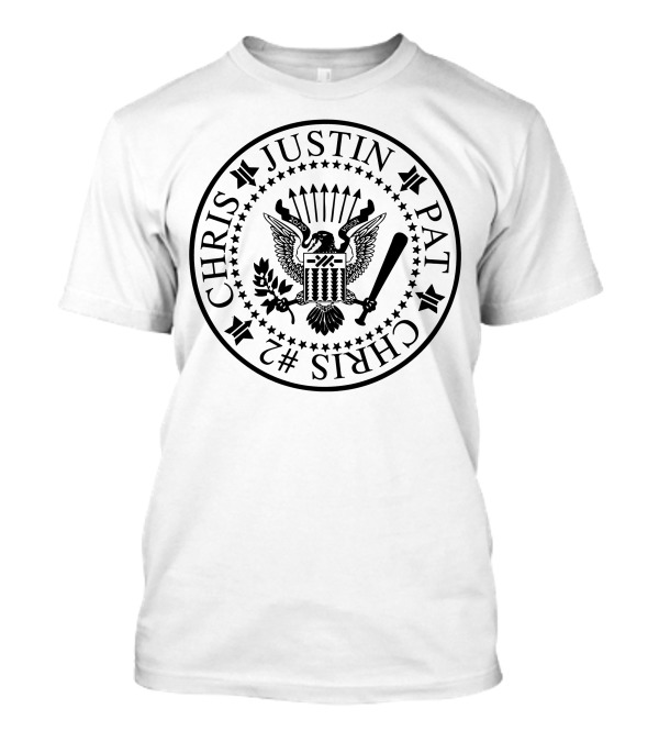 Chris Justin Pat Chris 2 Become Anti Flag Presidential Seal T-Shirt