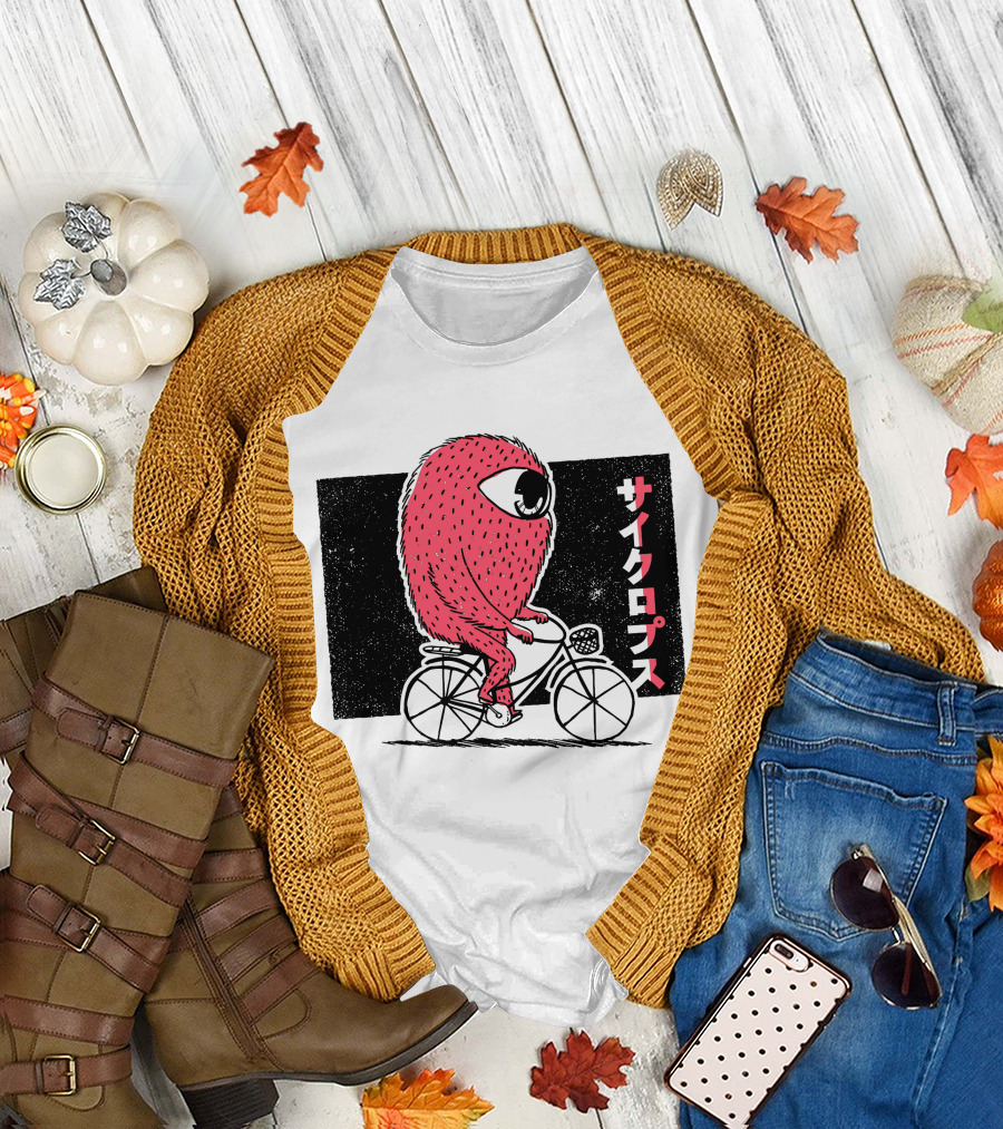 Cyclops Riding Bike T-Shirt