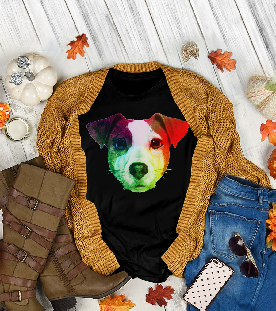 Jack Russell Rainbow Pride T-Shirt