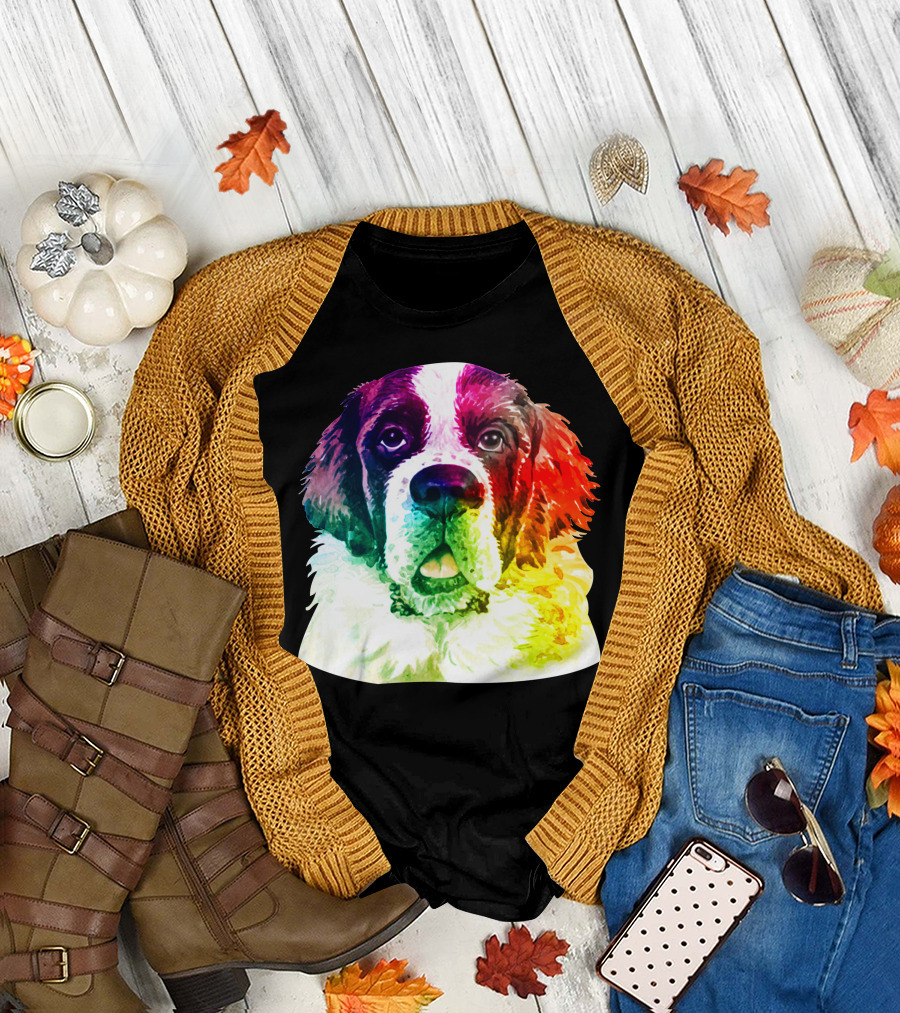 Saint Bernard Rainbow Pride T-Shirt