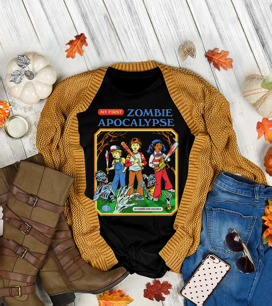 My First Zombie Apocalypse Activities for Children T-Shirt