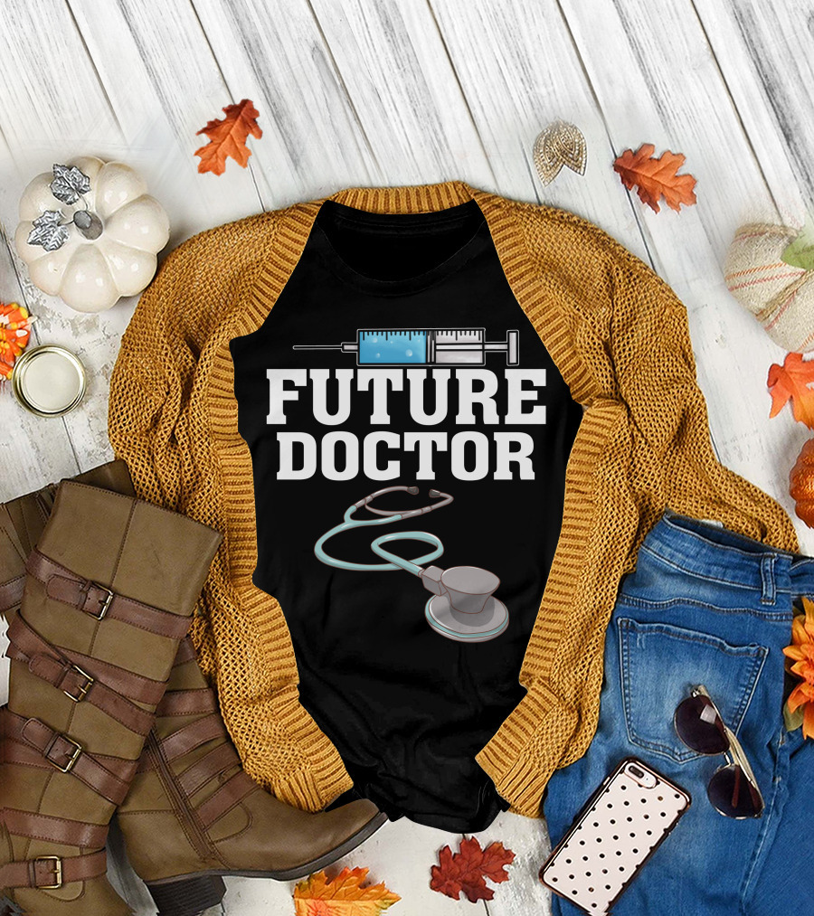 Future Doctor Stethoscope Syringe T-Shirt