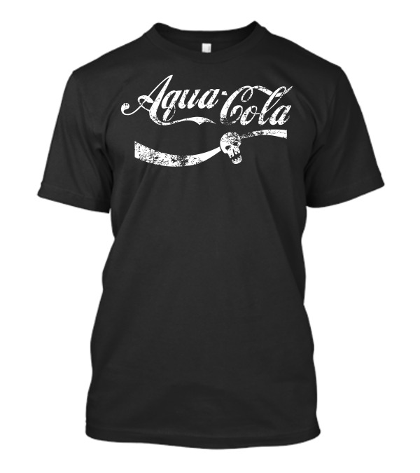 Aqua Cola Skull Banner T-Shirt