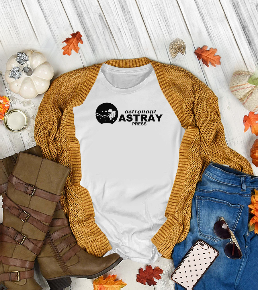 Astronaut Astray Press Celestial Exploration T-Shirt